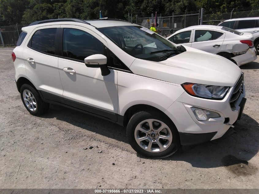 2019 FORD ECOSPORT SE - MAJ6S3GL6KC255359