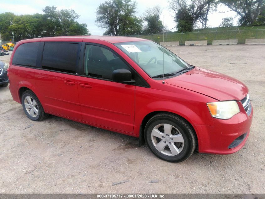 2013 DODGE GRAND CARAVAN SE - 2C4RDGBG1DR741512