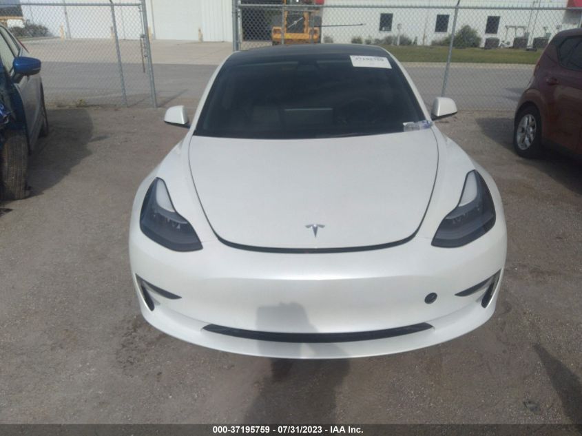 2022 TESLA MODEL 3 - 5YJ3E1EB6NF103687