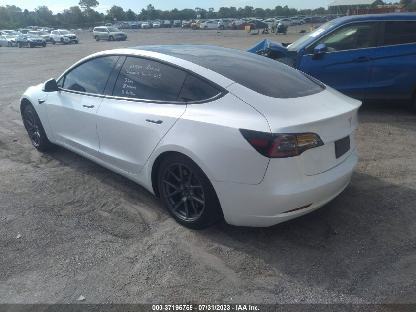 2022 TESLA MODEL 3 - 5YJ3E1EB6NF103687