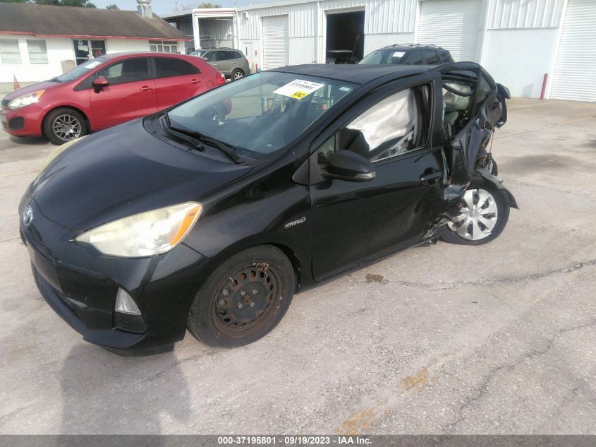 2013 TOYOTA PRIUS C ONE/TWO/THREE/FOUR - JTDKDTB34D1555376