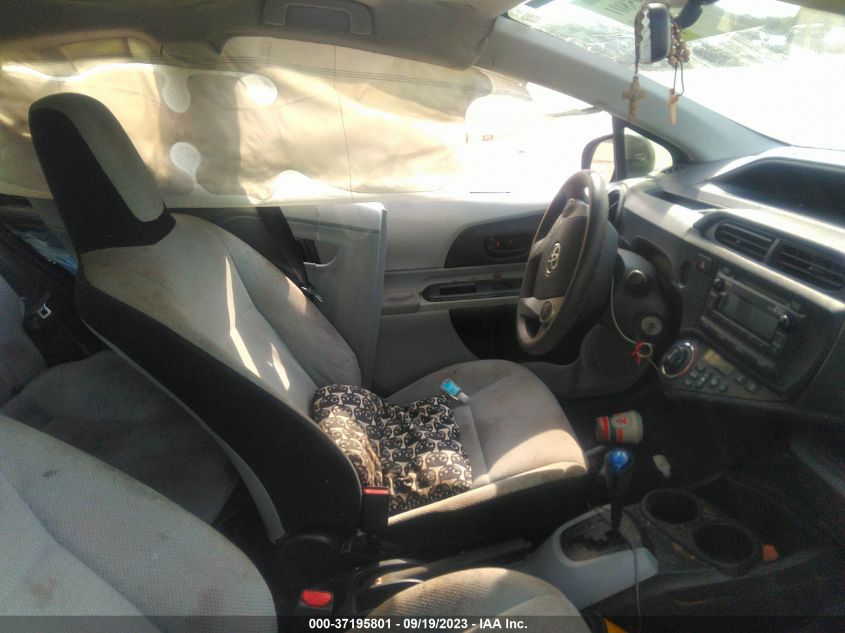 2013 TOYOTA PRIUS C ONE/TWO/THREE/FOUR - JTDKDTB34D1555376