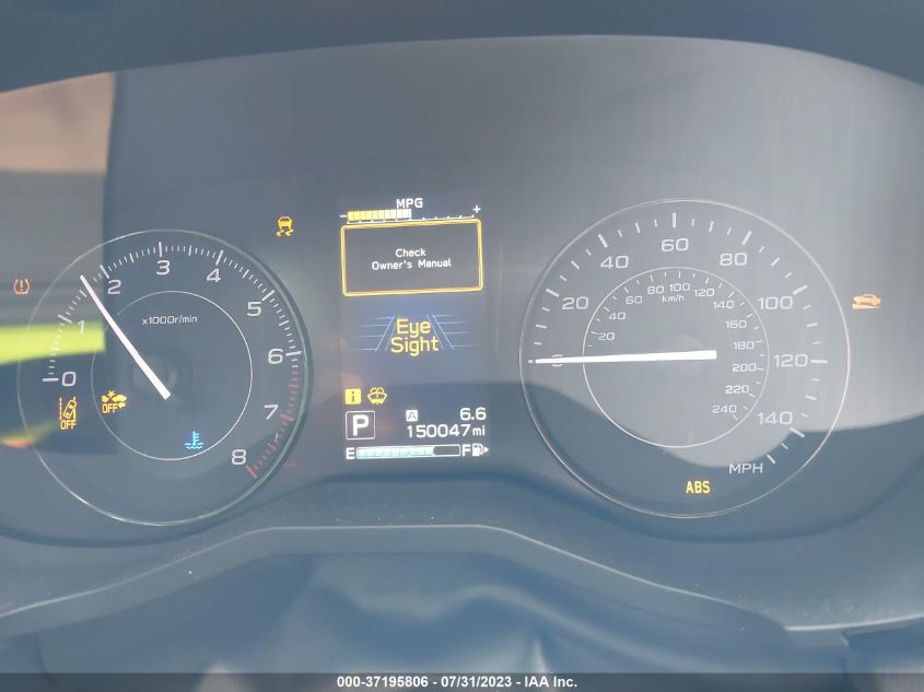 2019 SUBARU IMPREZA - 4S3GTAB69K3732903