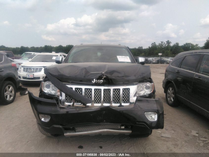 2013 JEEP GRAND CHEROKEE OVERLAND - 1C4RJFCT2DC615182