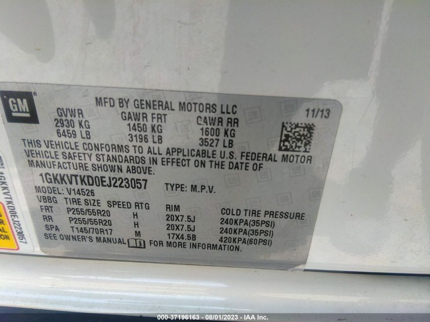 2014 GMC ACADIA DENALI - 1GKKVTKD0EJ223057