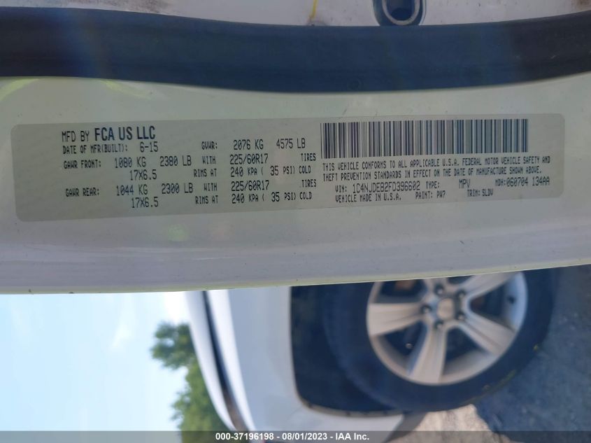 2015 JEEP COMPASS HIGH ALTITUDE EDITION - 1C4NJDEB2FD396602