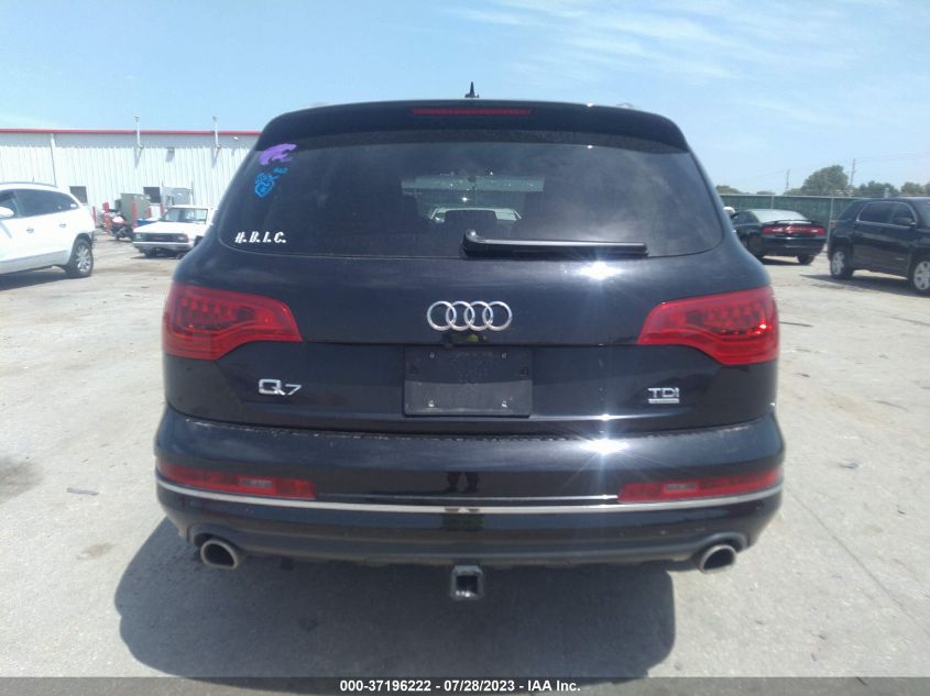 2014 AUDI Q7 3.0L TDI PREMIUM PLUS - WA1LMBFE9ED008480