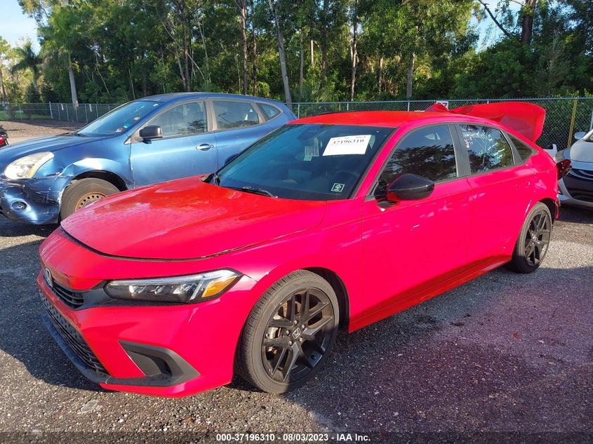 VIN 2HGFE2F58NH561447 2022 HONDA CIVIC SEDAN SPORT