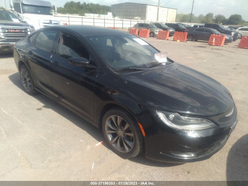 2015 CHRYSLER 200 S - 1C3CCCBB6FN693130