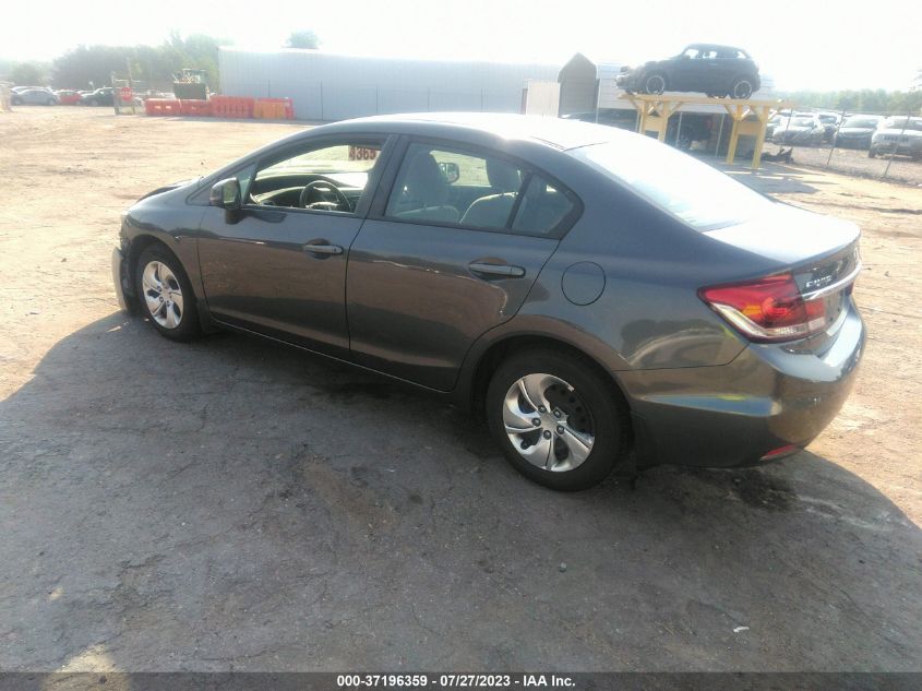 2013 HONDA CIVIC SDN LX - 2HGFB2F57DH577680