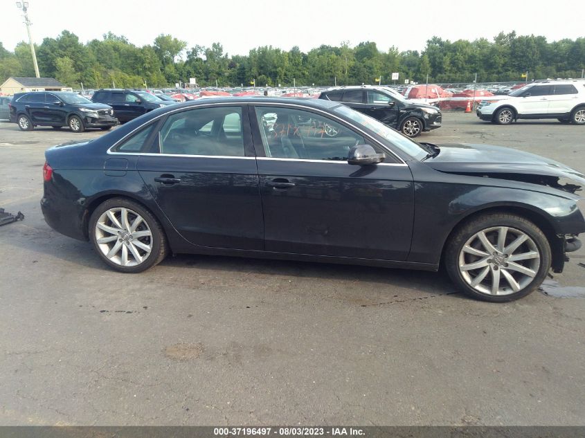 2013 AUDI A4 PREMIUM PLUS - WAUFFAFL1DN045390