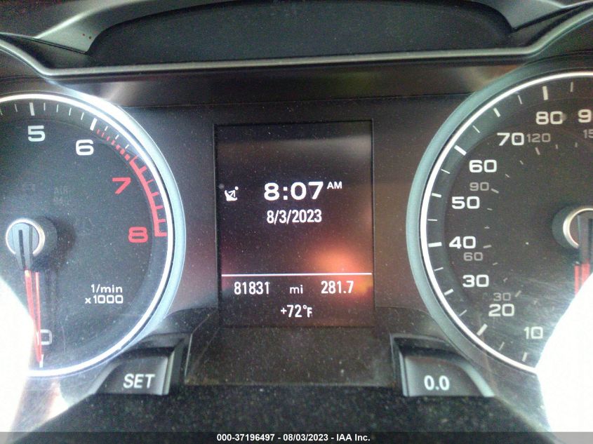2013 AUDI A4 PREMIUM PLUS - WAUFFAFL1DN045390