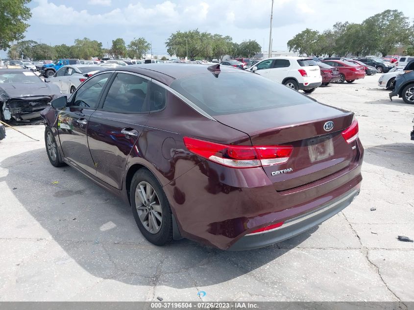 2016 KIA OPTIMA LX TURBO - 5XXGT4L15GG068336