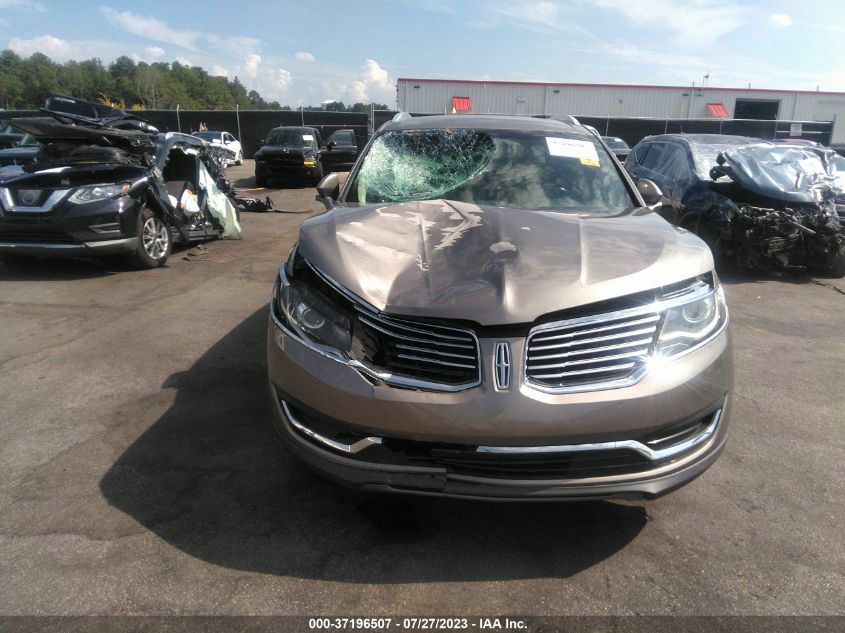 2016 LINCOLN MKX SELECT - 2LMTJ6KR0GBL78871