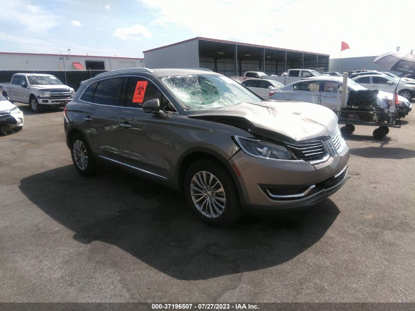 2016 LINCOLN MKX SELECT - 2LMTJ6KR0GBL78871