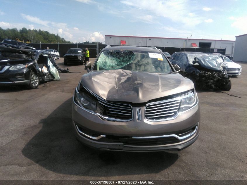 2016 LINCOLN MKX SELECT - 2LMTJ6KR0GBL78871
