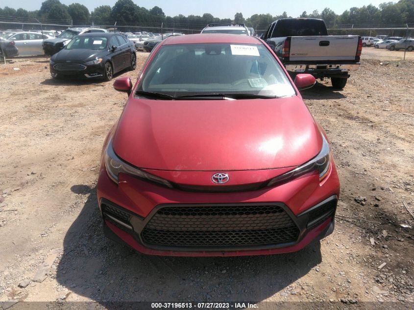 2020 TOYOTA COROLLA SE/NIGHTSHADE - 5YFS4RCE7LP053569