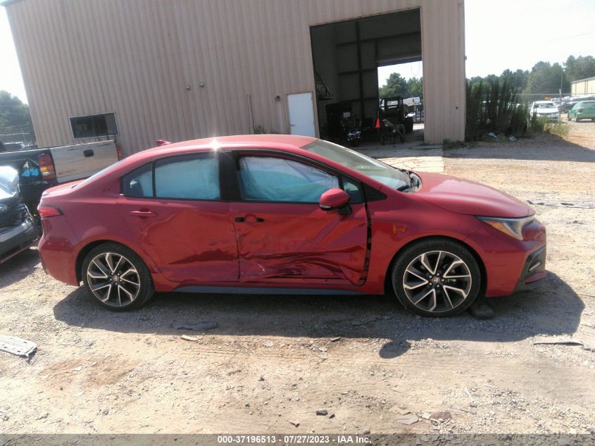 2020 TOYOTA COROLLA SE/NIGHTSHADE - 5YFS4RCE7LP053569