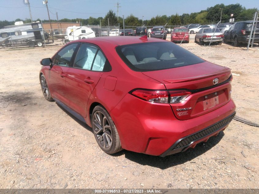 2020 TOYOTA COROLLA SE/NIGHTSHADE - 5YFS4RCE7LP053569