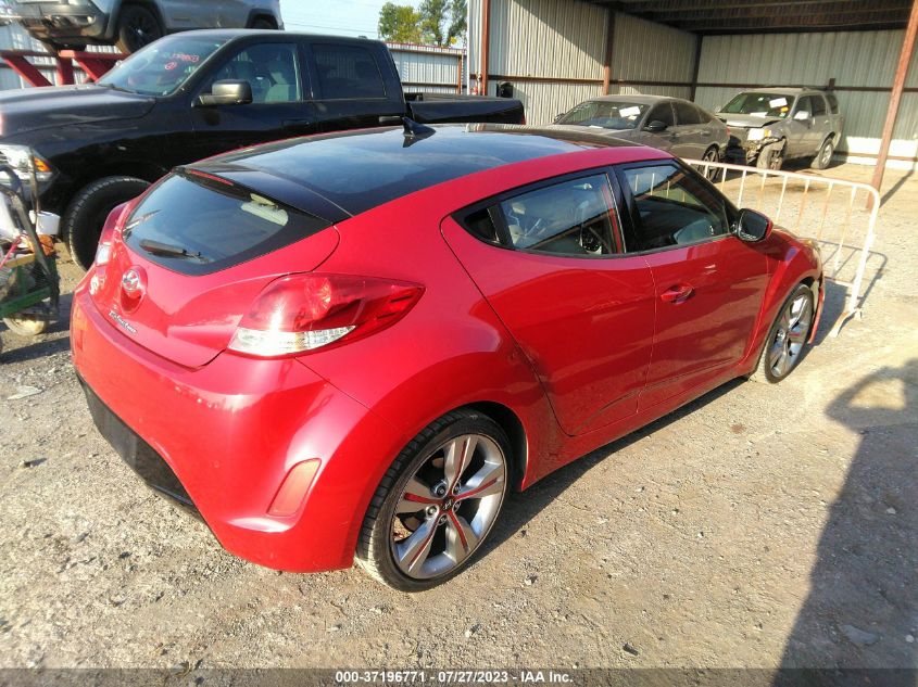 2013 HYUNDAI VELOSTER W/GRAY INT - KMHTC6AD7DU114130