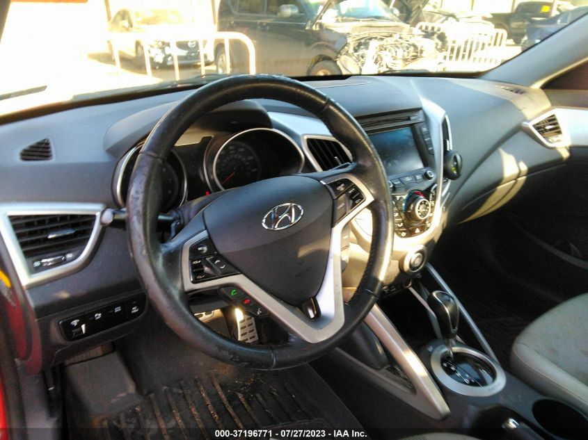 2013 HYUNDAI VELOSTER W/GRAY INT - KMHTC6AD7DU114130