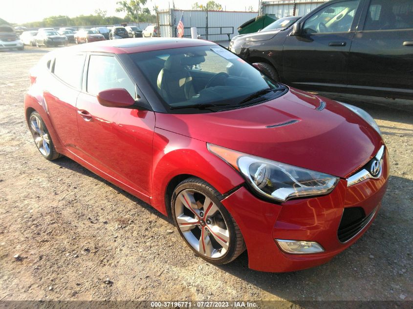2013 HYUNDAI VELOSTER W/GRAY INT - KMHTC6AD7DU114130
