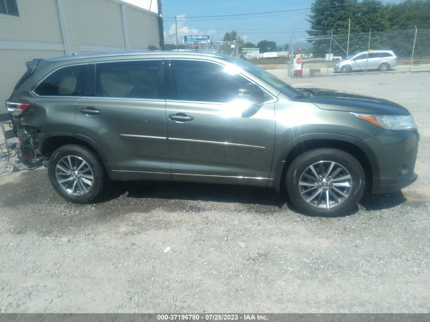 2017 TOYOTA HIGHLANDER XLE/SE - 5TDJZRFH1HS406079