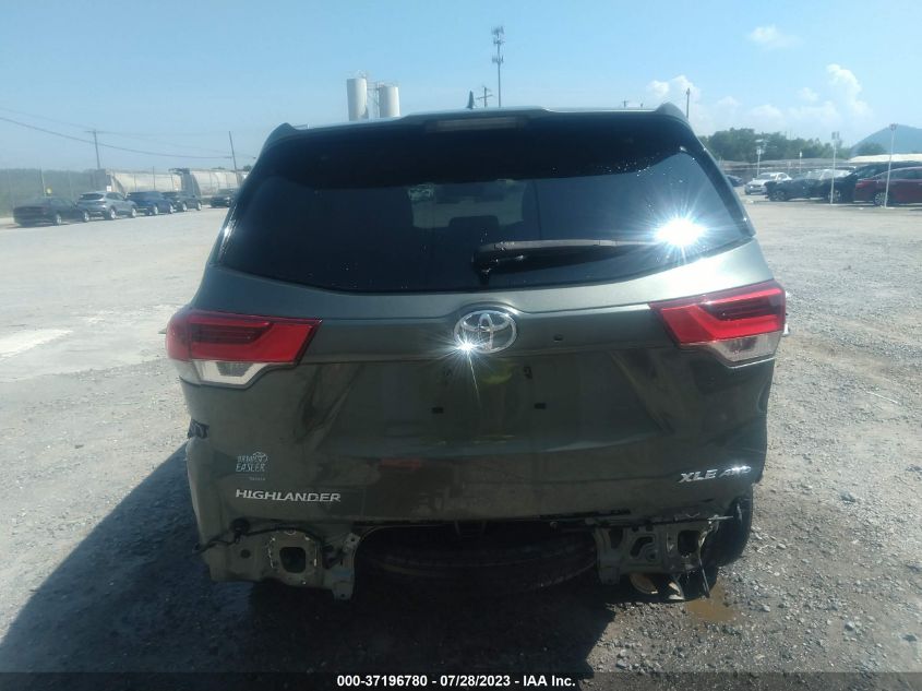 2017 TOYOTA HIGHLANDER XLE/SE - 5TDJZRFH1HS406079