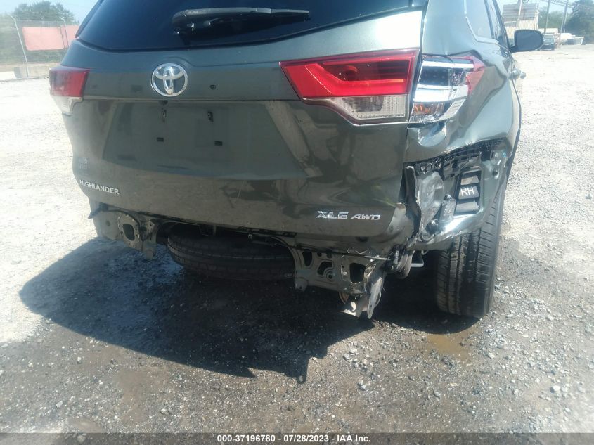 2017 TOYOTA HIGHLANDER XLE/SE - 5TDJZRFH1HS406079
