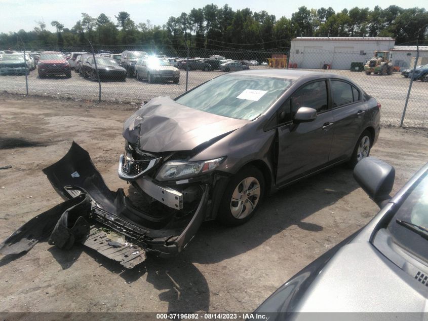 2013 HONDA CIVIC SDN LX - 2HGFB2F57DH544291