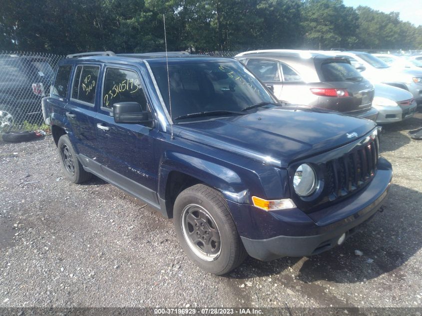 2016 JEEP PATRIOT SPORT - 1C4NJPBA0GD577132