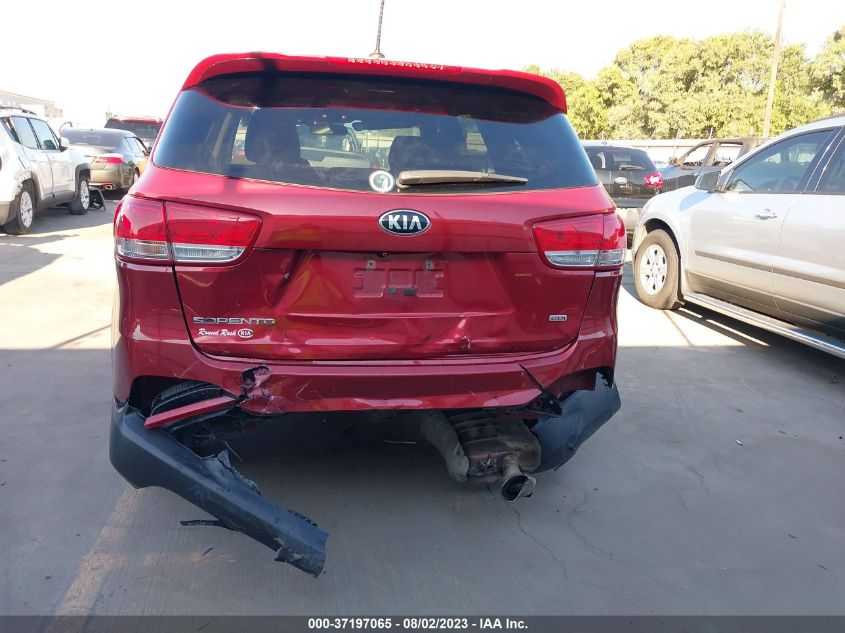 2016 KIA SORENTO LX - 5XYPG4A3XGG146453