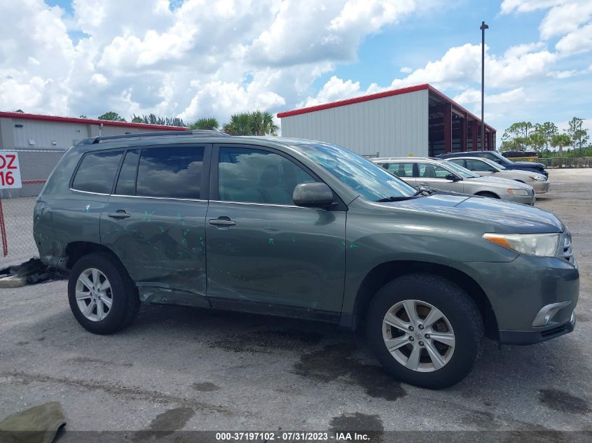 2013 TOYOTA HIGHLANDER PLUS - 5TDZA3EHXDS038875