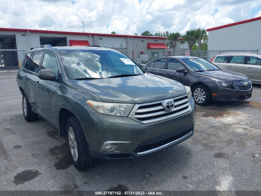 2013 TOYOTA HIGHLANDER PLUS - 5TDZA3EHXDS038875