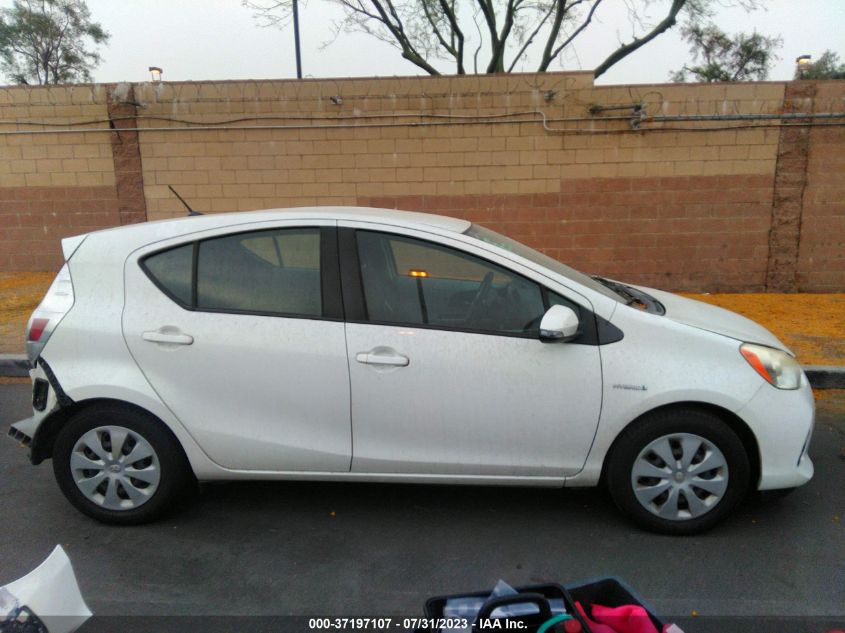 2014 TOYOTA PRIUS C ONE/THREE/TWO/FOUR - JTDKDTB34E1060760