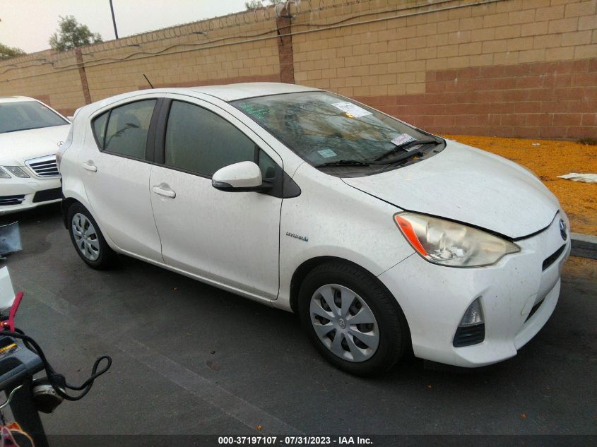 2014 TOYOTA PRIUS C ONE/THREE/TWO/FOUR - JTDKDTB34E1060760