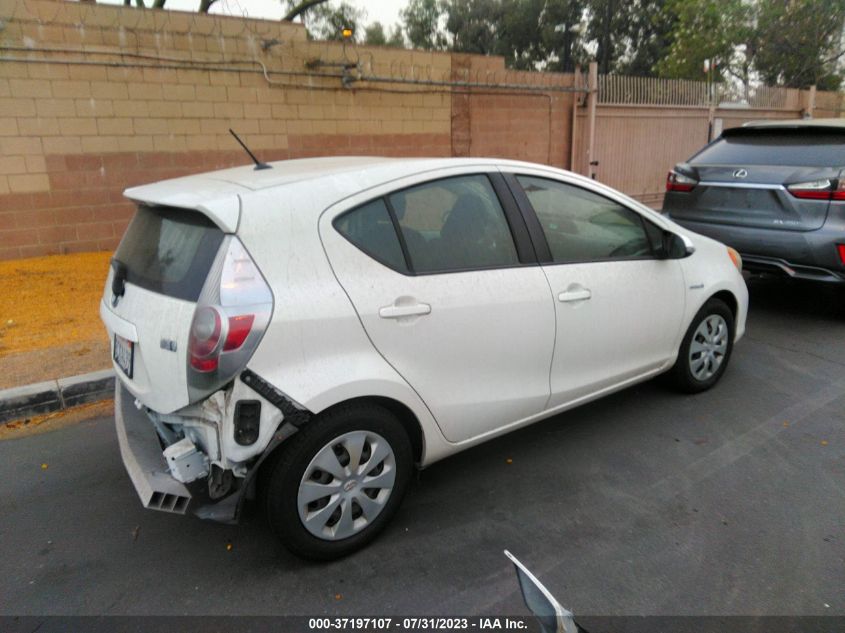 2014 TOYOTA PRIUS C ONE/THREE/TWO/FOUR - JTDKDTB34E1060760