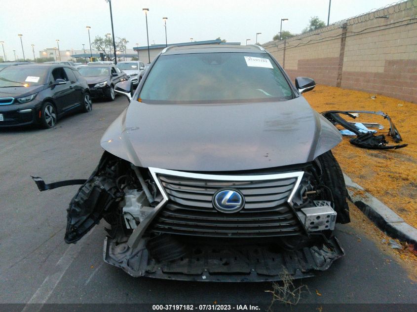 2016 LEXUS RX 450H - 2T2BGMCA9GC006424
