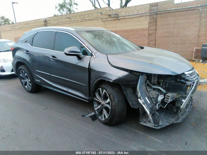 2016 LEXUS RX 450H - 2T2BGMCA9GC006424
