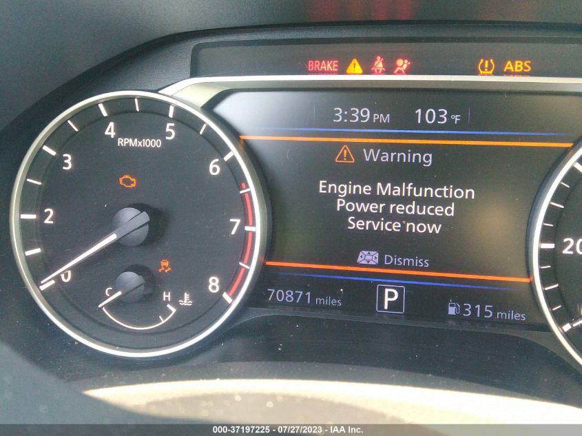 2020 NISSAN ALTIMA 2.5 S - 1N4BL4BV5LC212837