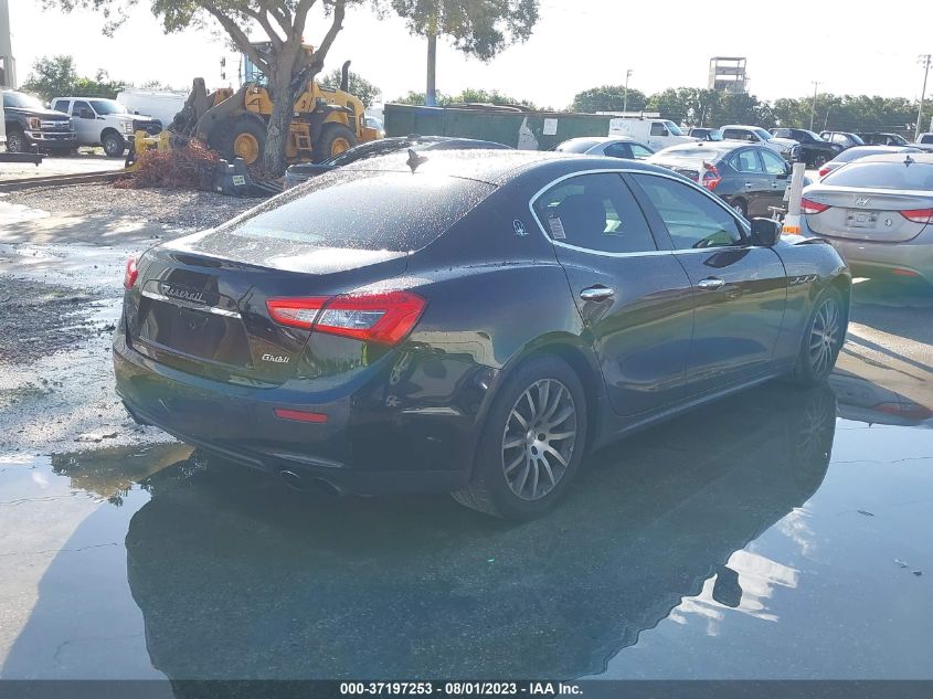 2014 MASERATI GHIBLI S Q4 ZAM57RTA3E1094379