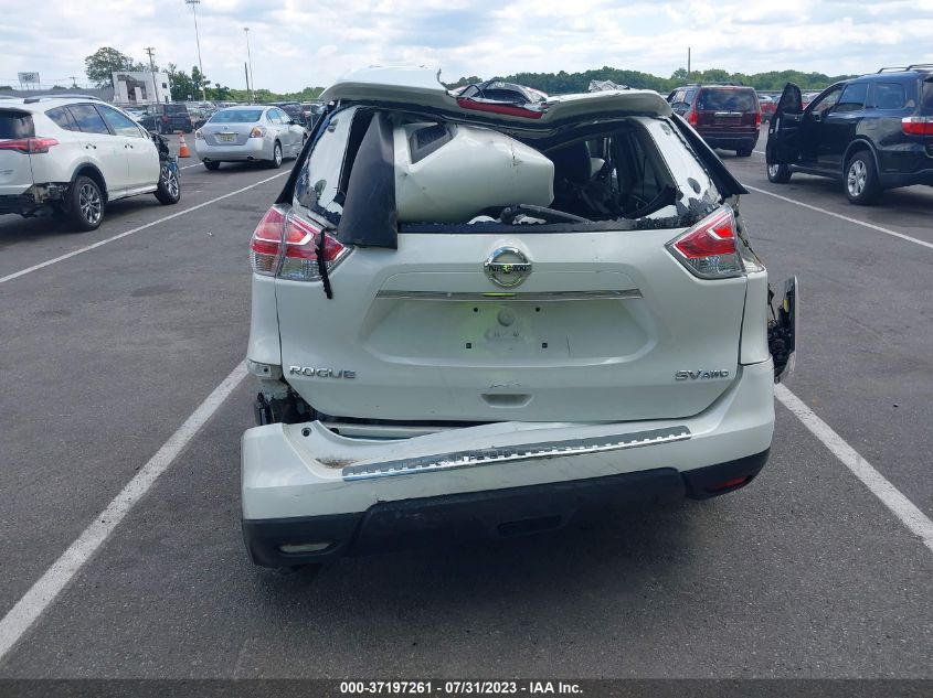 2016 NISSAN ROGUE S/SL/SV - KNMAT2MV2GP651046