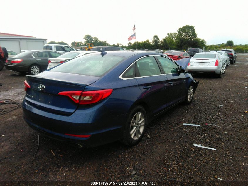 2016 HYUNDAI SONATA 2.4L SE - 5NPE24AF7GH304742