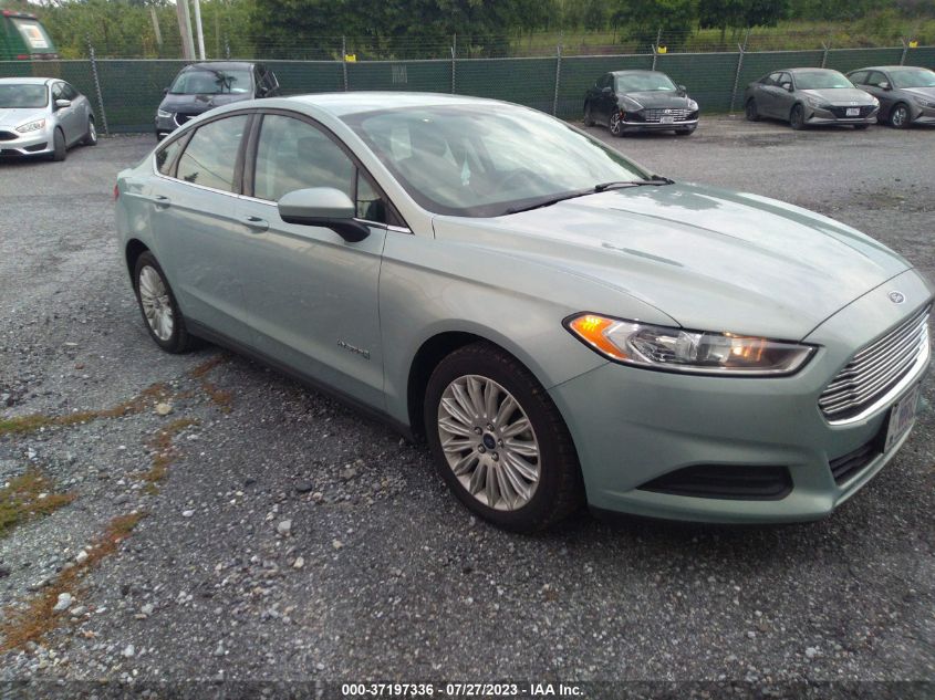 2014 FORD FUSION S HYBRID - 3FA6P0UU8ER369060