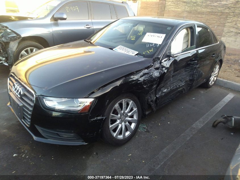 2013 AUDI A4 PREMIUM - WAUAFAFL5DN032989