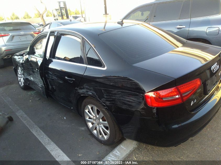 2013 AUDI A4 PREMIUM - WAUAFAFL5DN032989