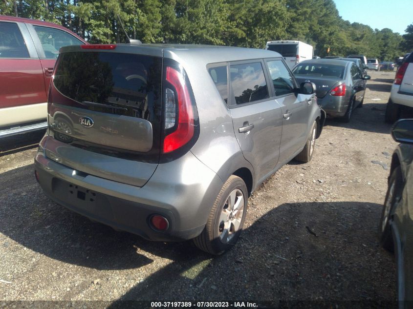2017 KIA SOUL BASE - KNDJN2A2XH7424712