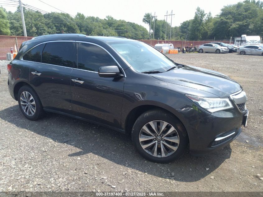 2016 ACURA MDX W/TECH/W/TECH - 5FRYD4H45GB048089