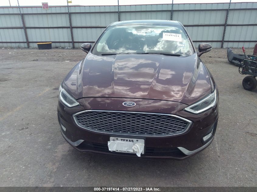 2019 FORD FUSION ENERGI TITANIUM - 3FA6P0SU0KR110688