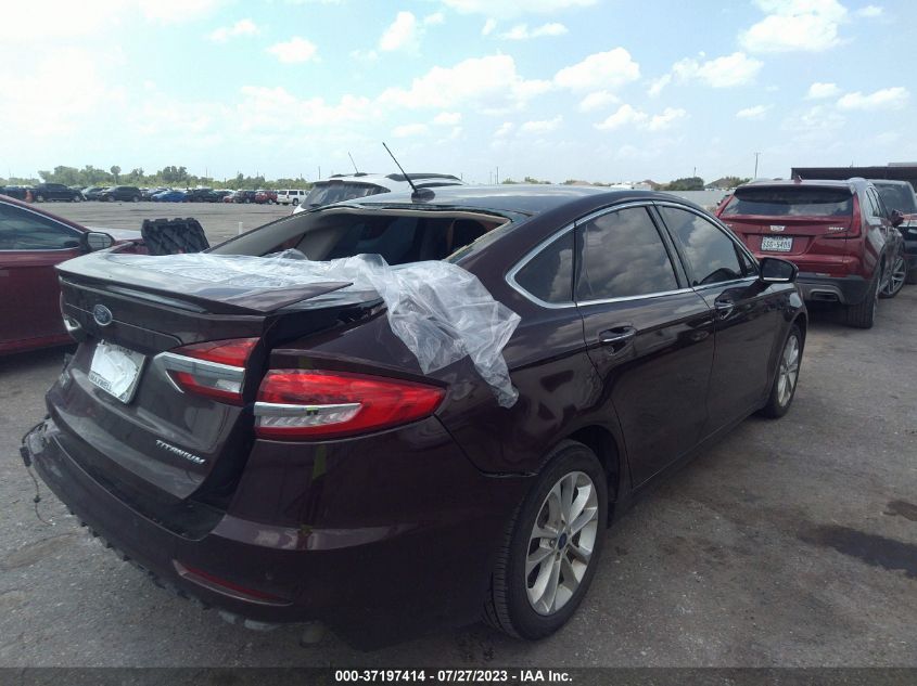 2019 FORD FUSION ENERGI TITANIUM - 3FA6P0SU0KR110688